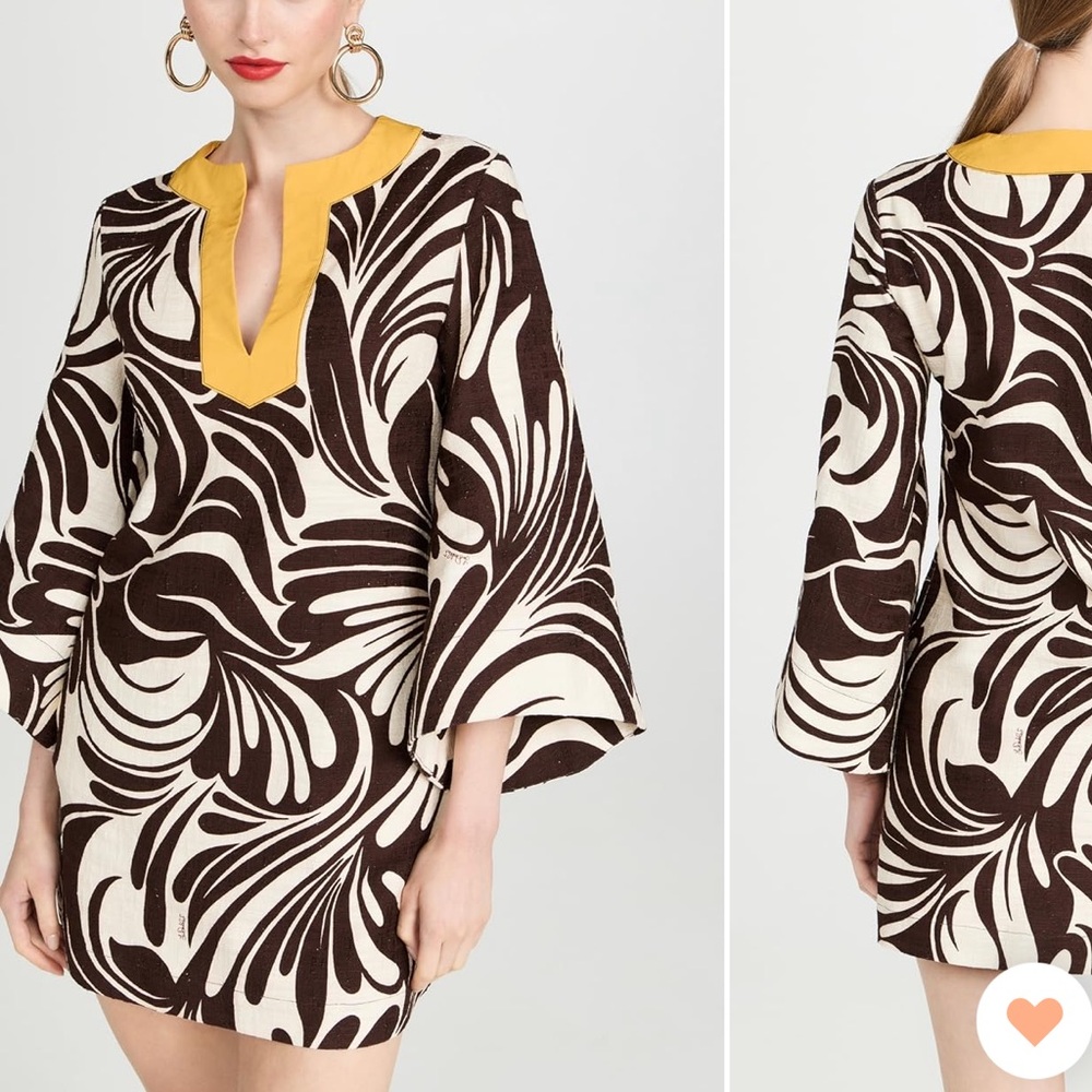 La DoubleJ Caftan Mini Dress